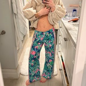 Lilly Pulitzer Bal Harbour Mid-Rise Pala Macaw Blue pants